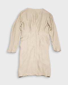 Emporio Armani silk beige dress