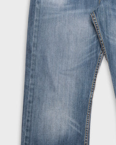 Levi's 501 washed denim jeans