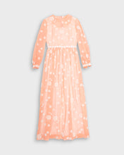 Load image into Gallery viewer, Pastel orange floral maxi dress
