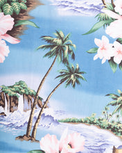 Load image into Gallery viewer, Sky blue Hawaiian shirt
