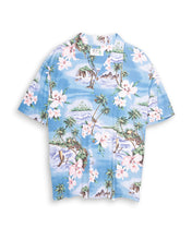 Load image into Gallery viewer, Sky blue Hawaiian shirt
