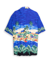 Load image into Gallery viewer, Electric blue Hawaiian shirt
