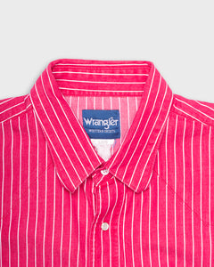 Wrangler striped short sleeve shirt