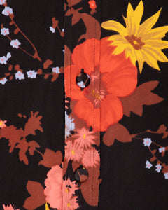 Maxi floral buttoned dress