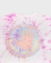 Load image into Gallery viewer, White and pink tie-dye t-shirt
