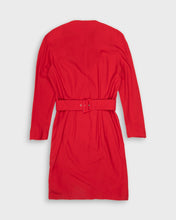 Load image into Gallery viewer, Mugler red long sleeve dress
