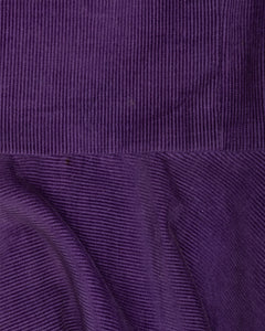 Purple corduroy long sleeve cheerleader dress