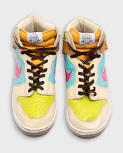 Load image into Gallery viewer, Multicoloured Memphis Nike high top dunks
