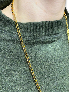 Pearl Drop Gold Chain Necklace