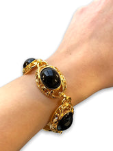 Load image into Gallery viewer, Black and Gold bracelet
