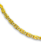 Load image into Gallery viewer, Gold swirl chain necklace
