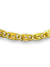 Load image into Gallery viewer, Gold swirl chain necklace
