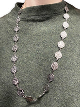 Load image into Gallery viewer, Silver roman coin necklace
