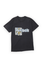 Load image into Gallery viewer, Reebok spellout dark grey graphic t-shirt
