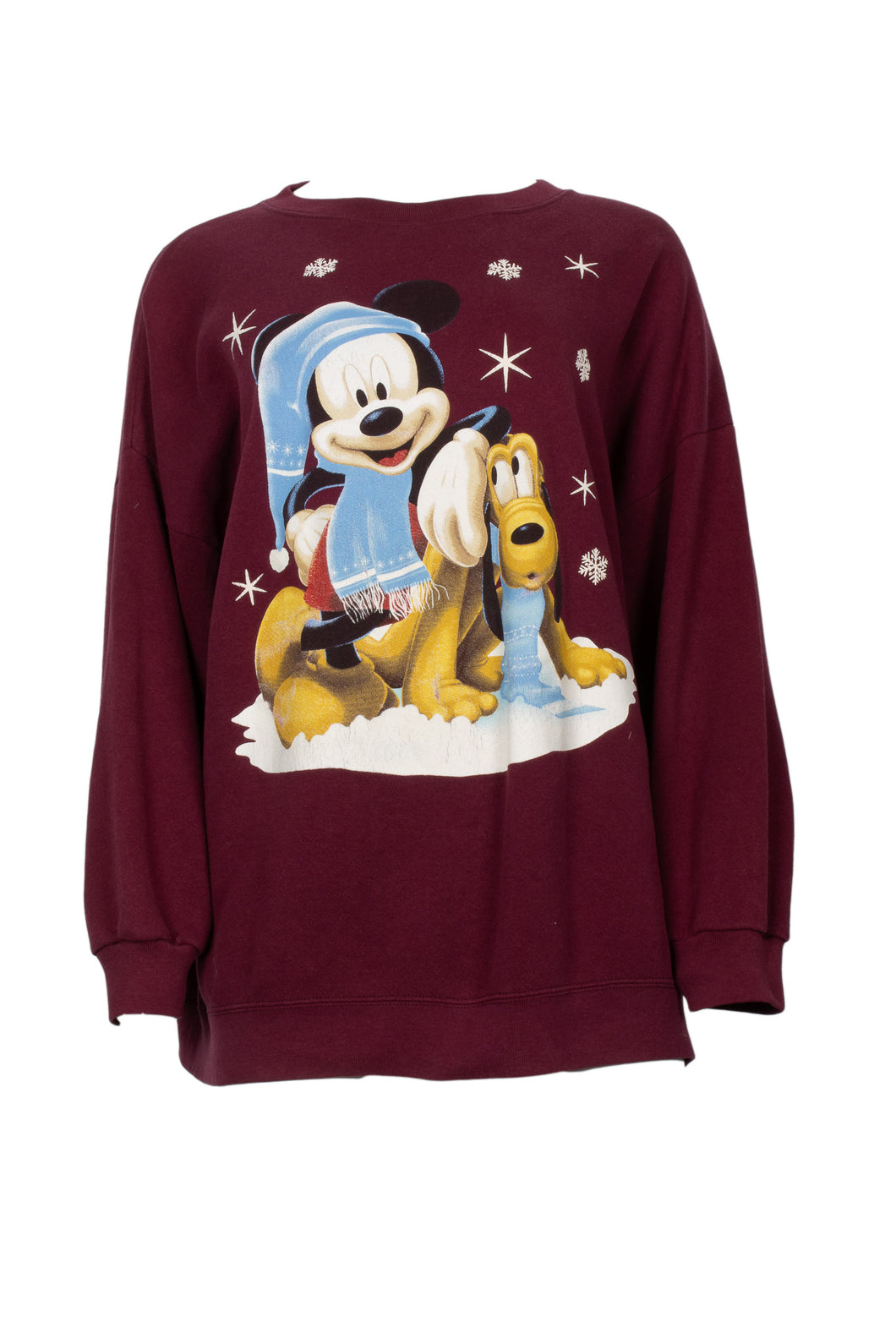 Burgundy Disney Micky Mouse Christmas sweater