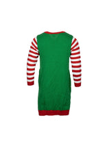 Load image into Gallery viewer, Christmas Elf-suit long sleeve knit dress
