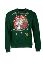 Load image into Gallery viewer, Green Christmas Santa long sleeve sweater
