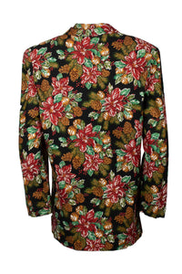 Christmas multicoloured '80s festive blazer jacket