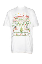 Load image into Gallery viewer, White t-shirt with Christmas design
