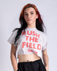 Cropped off-white t-shirt