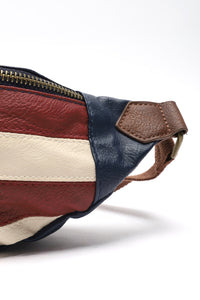USA Flag Leather Bum bag