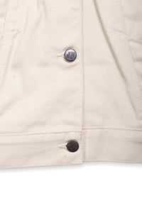 Jean Paul Gaultier beige denim cropped jacket