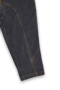 Dolce & Gabbana Equestrian Calf Length '90s Grey Jeans