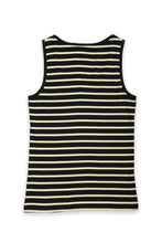 Load image into Gallery viewer, Carhartt black cream striped vest top
