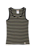 Load image into Gallery viewer, Carhartt black cream striped vest top
